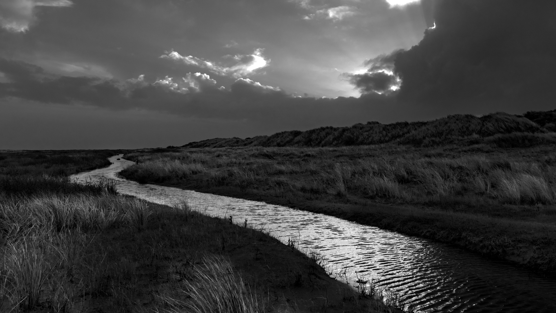 Wasserlauf auf Juist