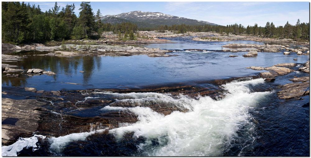 Wasserlauf bei Bykle (Norwegen)