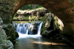 Wasserlauf des Bad Uracher Wasserfalls