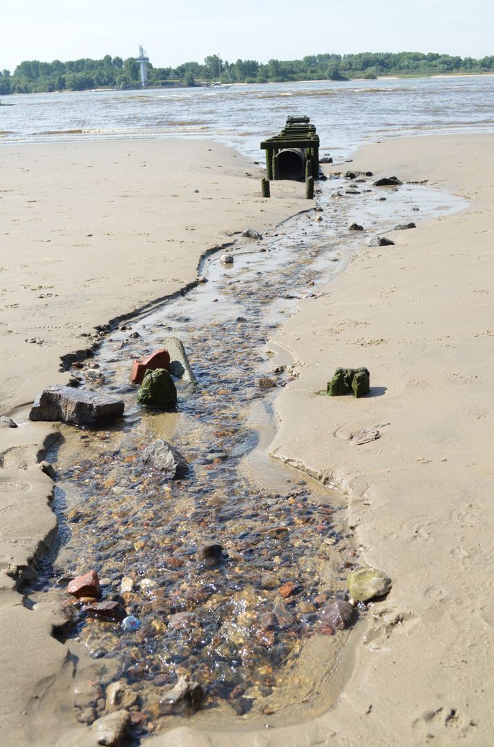 Wasserlauf in die Elbe