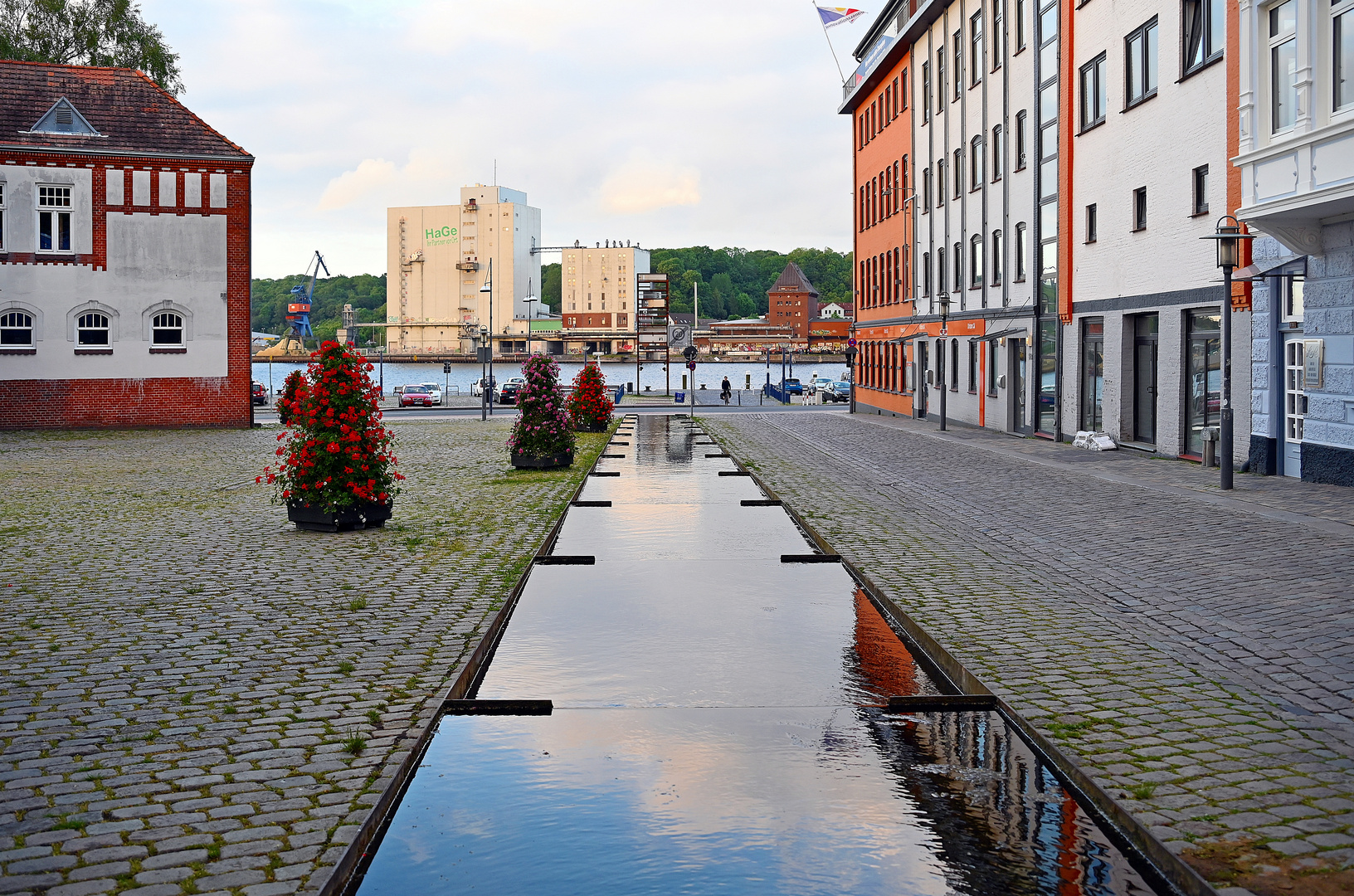 Wasserlauf Nähe Nordertor in Flensburg