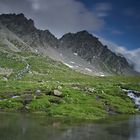 Wasserlauf und Wolkenzug