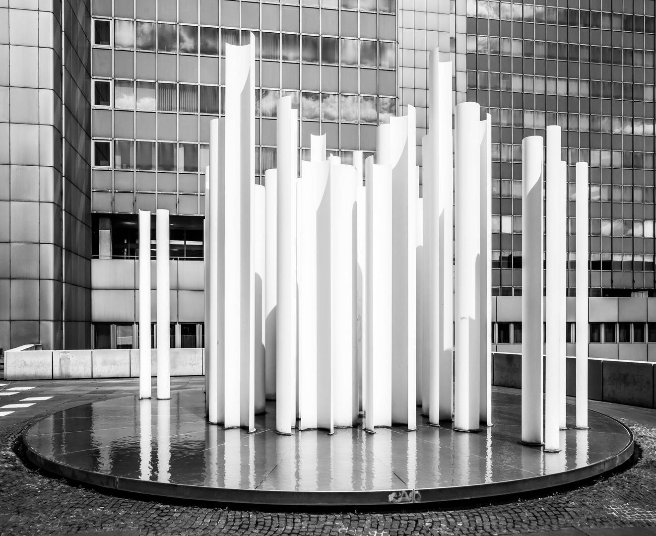 „Wasserlichtfeldspiegel“, Stadthaus Bonn