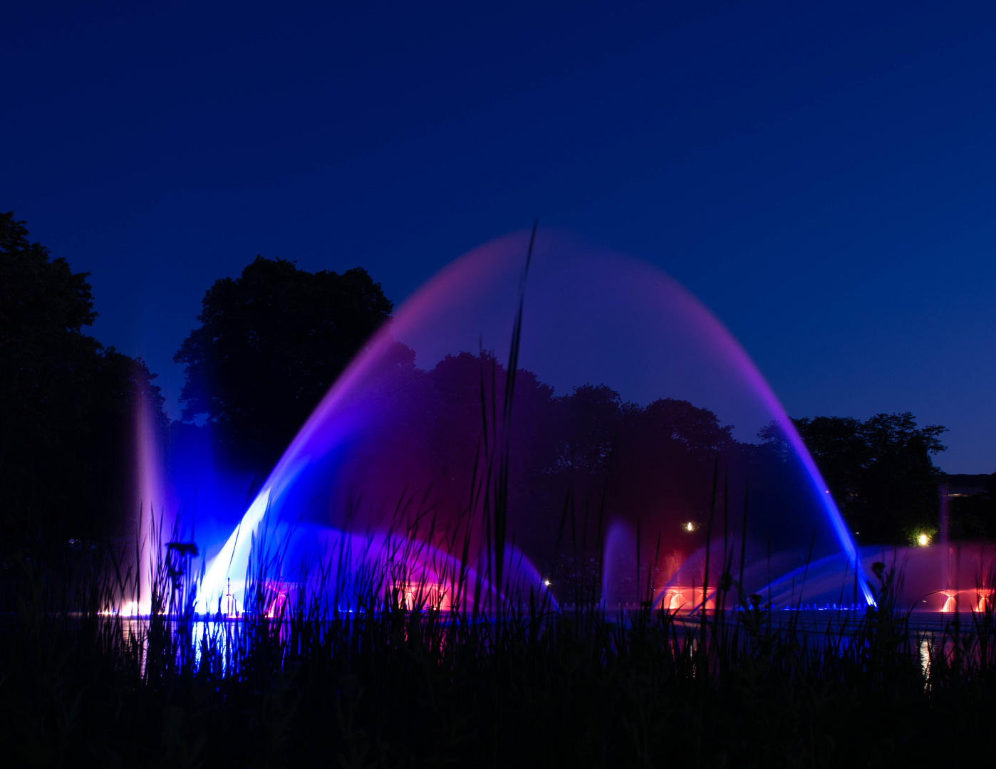 Wasserlichtspiele in Planten un Blomen