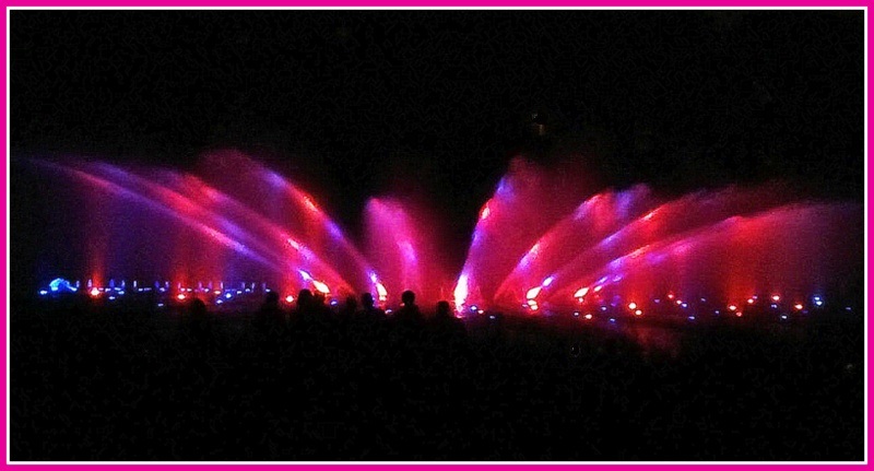 Wasserlichtspiele in"Panten&Blomen" Hamburg