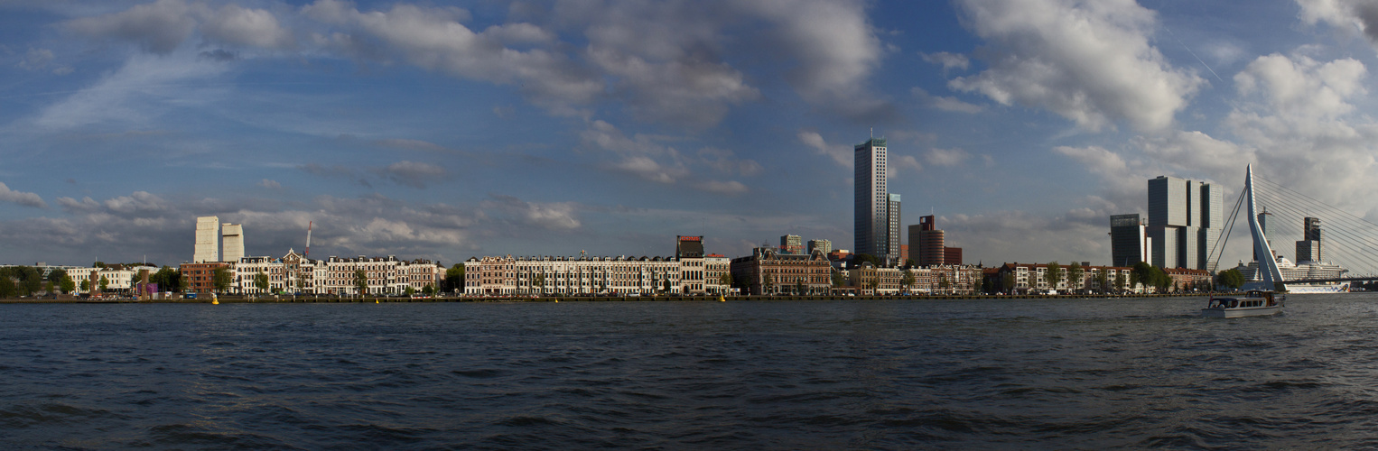 Wasserlinie in Rotterdam