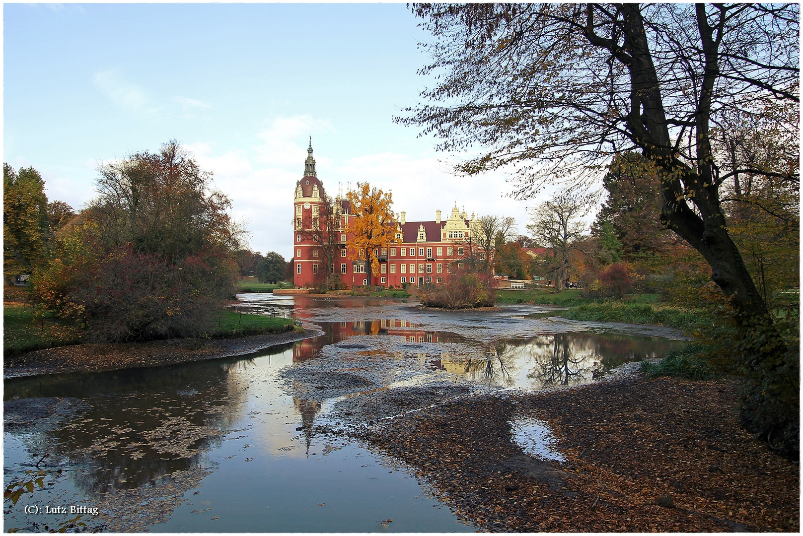 Wassermangel im Schlossteich