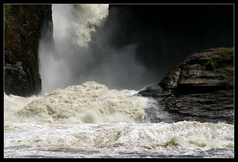 Wassermassen des Nil, Murchison Falls NP, Uganda