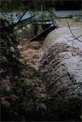 Wassermassen in der Trettach