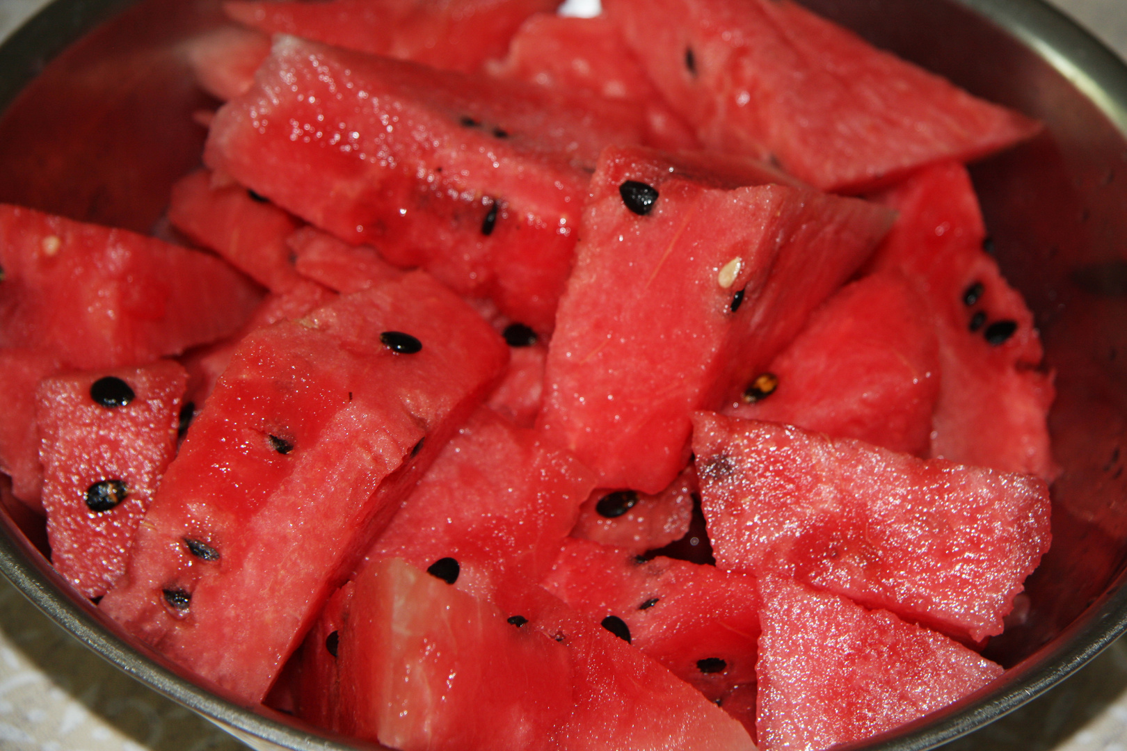 Wassermelone der Durstlöscher an heißen Tagen in Griechenland