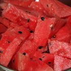 Wassermelone der Durstlöscher an heißen Tagen in Griechenland