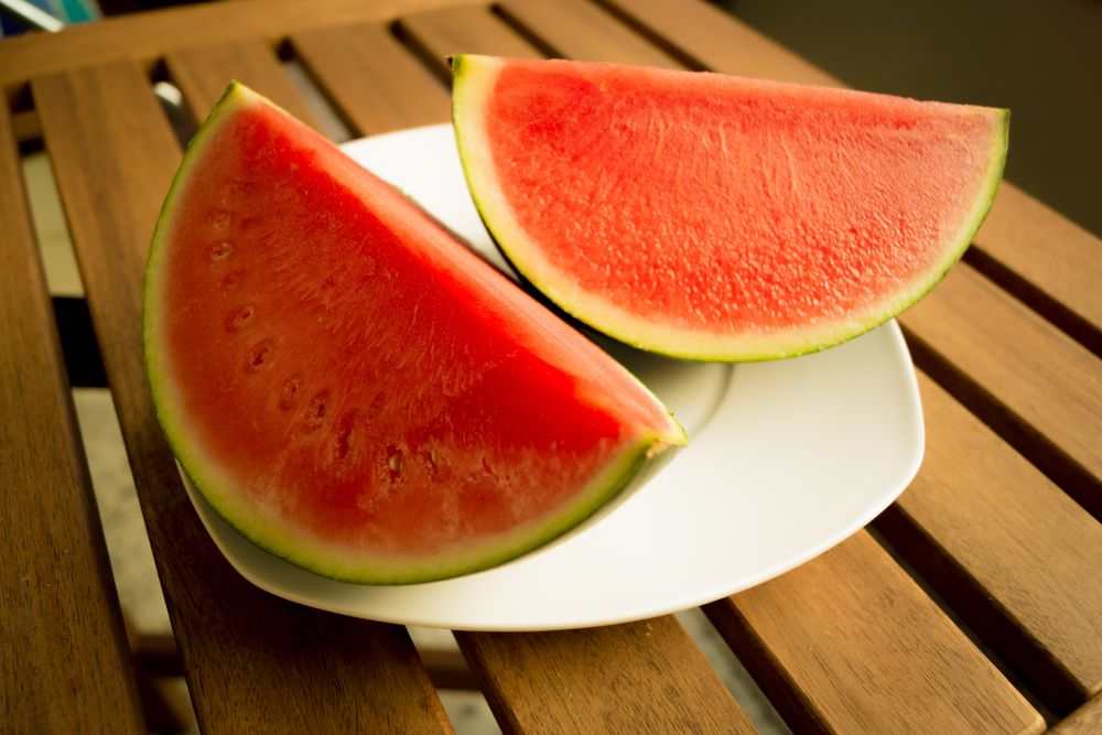 Wassermelone im Sommer