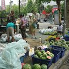 Wassermelonen an allen Straßenecken von Hefei