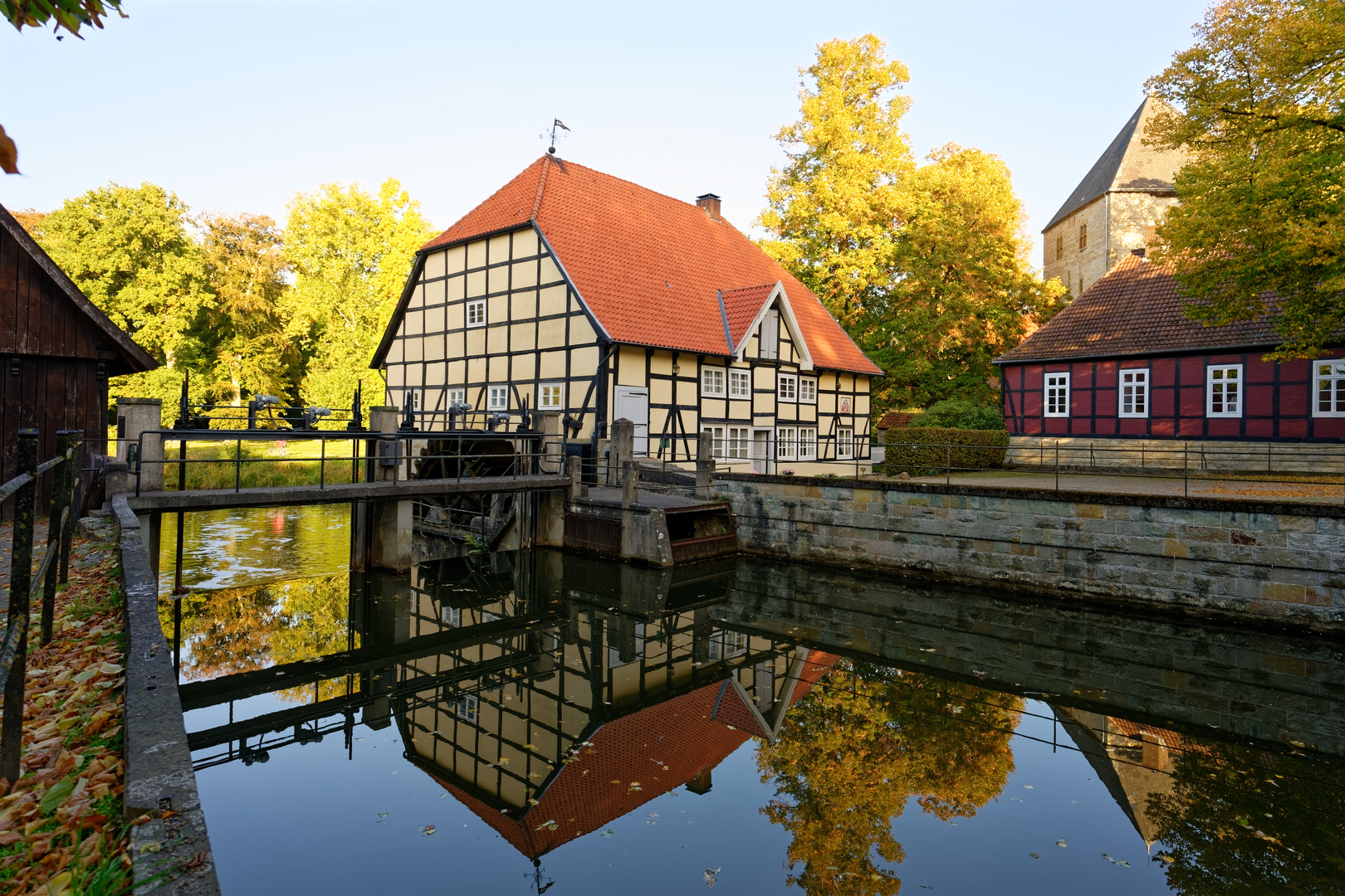 Wassermühle im Schlosspark Rheda