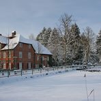 Wassermühle im Winter