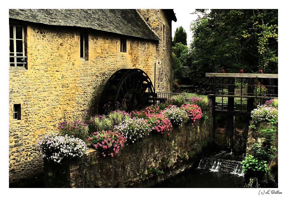 " Wassermühle in Bayeux "