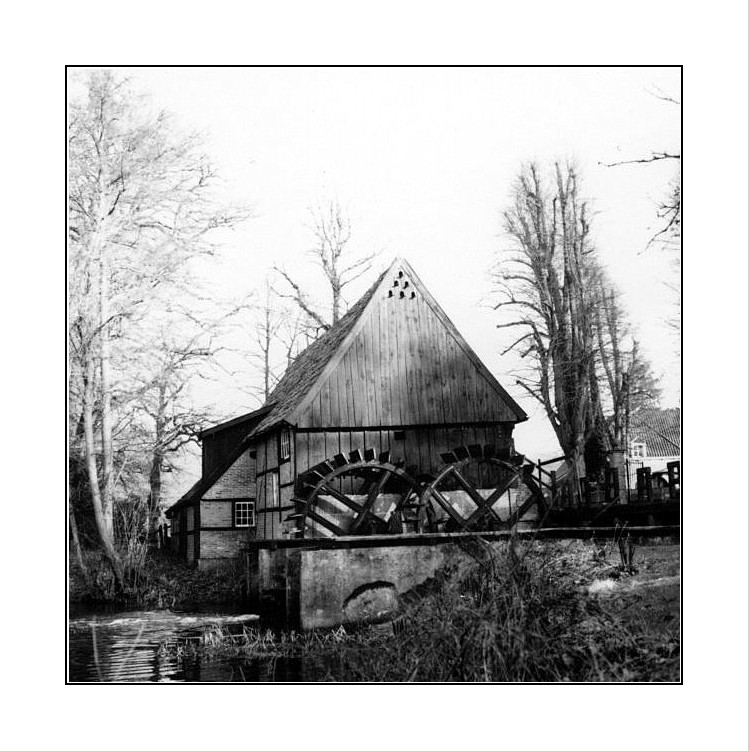 Wassermühle in Lage/Neuenhaus, Grafschaft Bentheim.