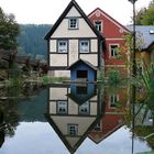 Wassermühle Schmilka am Spiegeltag