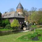 Wassermühle und Burg Brügge