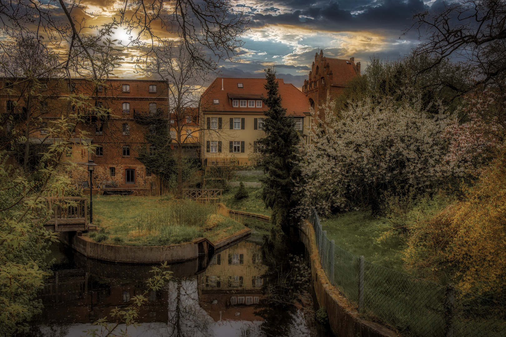 Wassermühle und Mühlentor in Templin