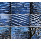 Wasseroberflächen mit "Blau-Kunst"