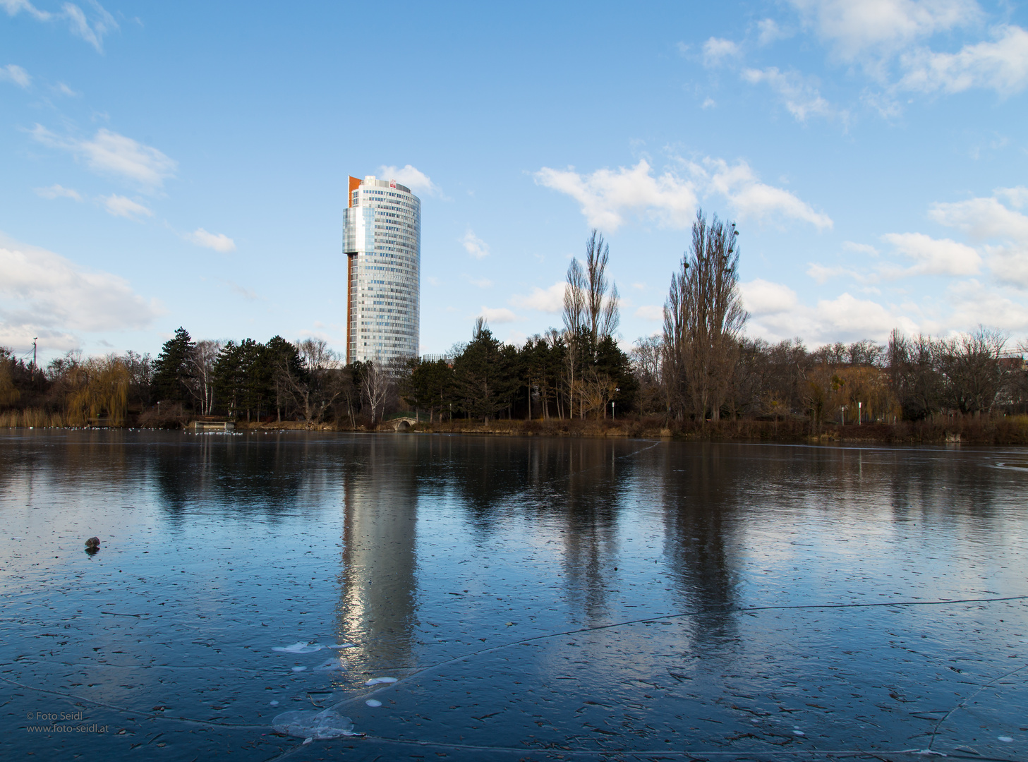 Wasserpark tiefgekühlt