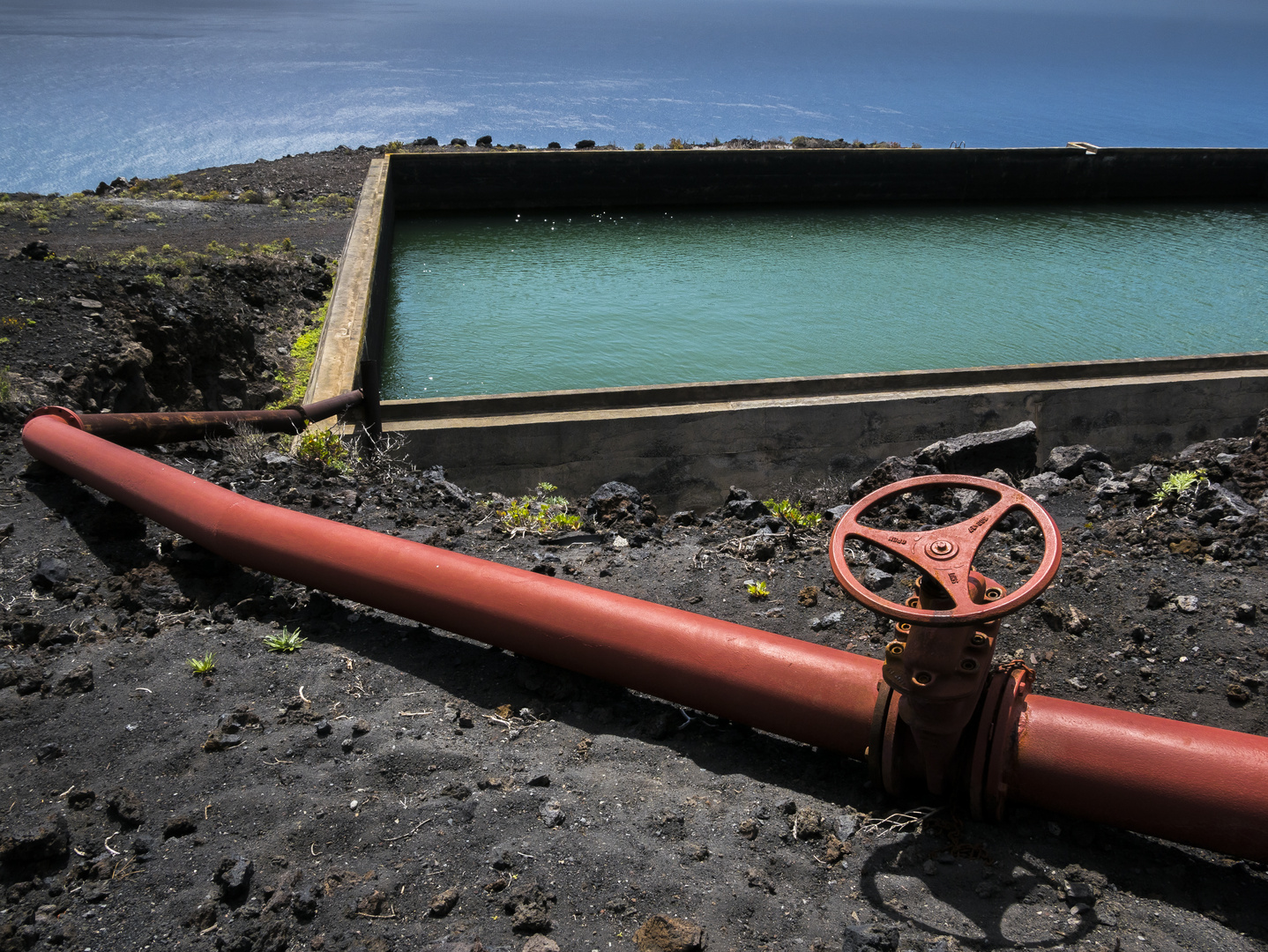 Wasserpipeline - La Palma