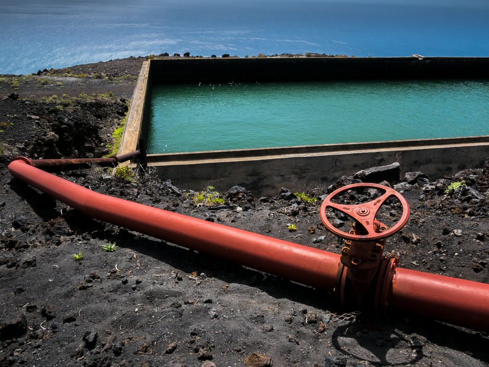 Wasserpipeline - La Palma