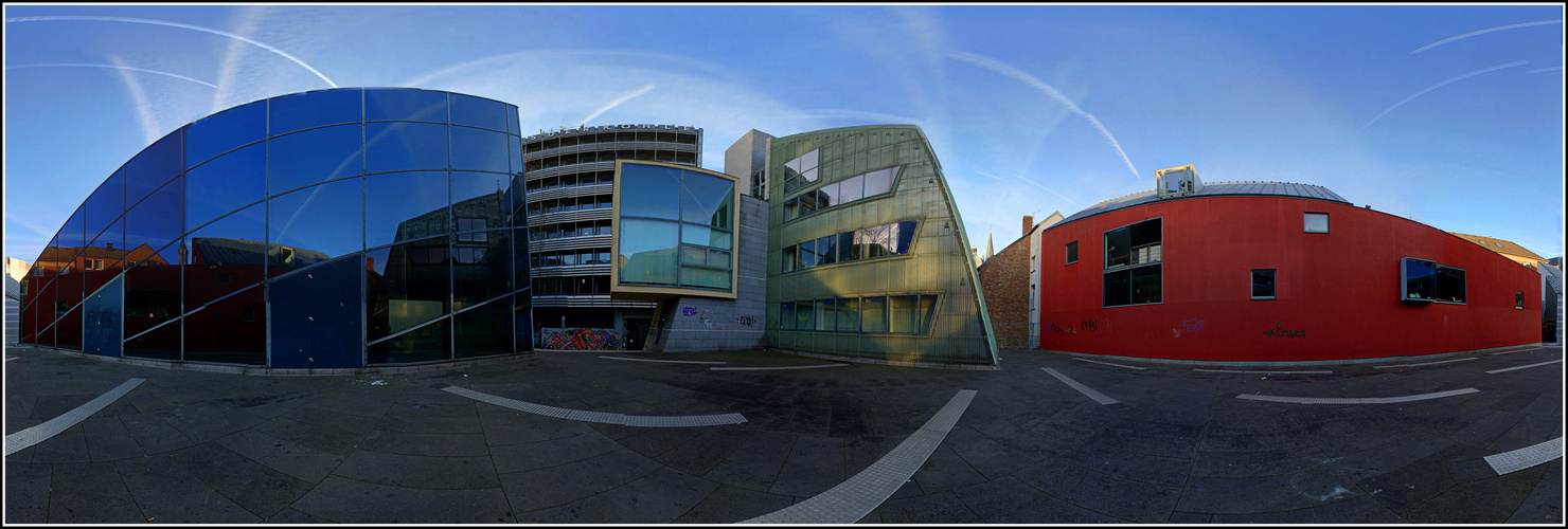 Wasserplatz Aachen Panorama