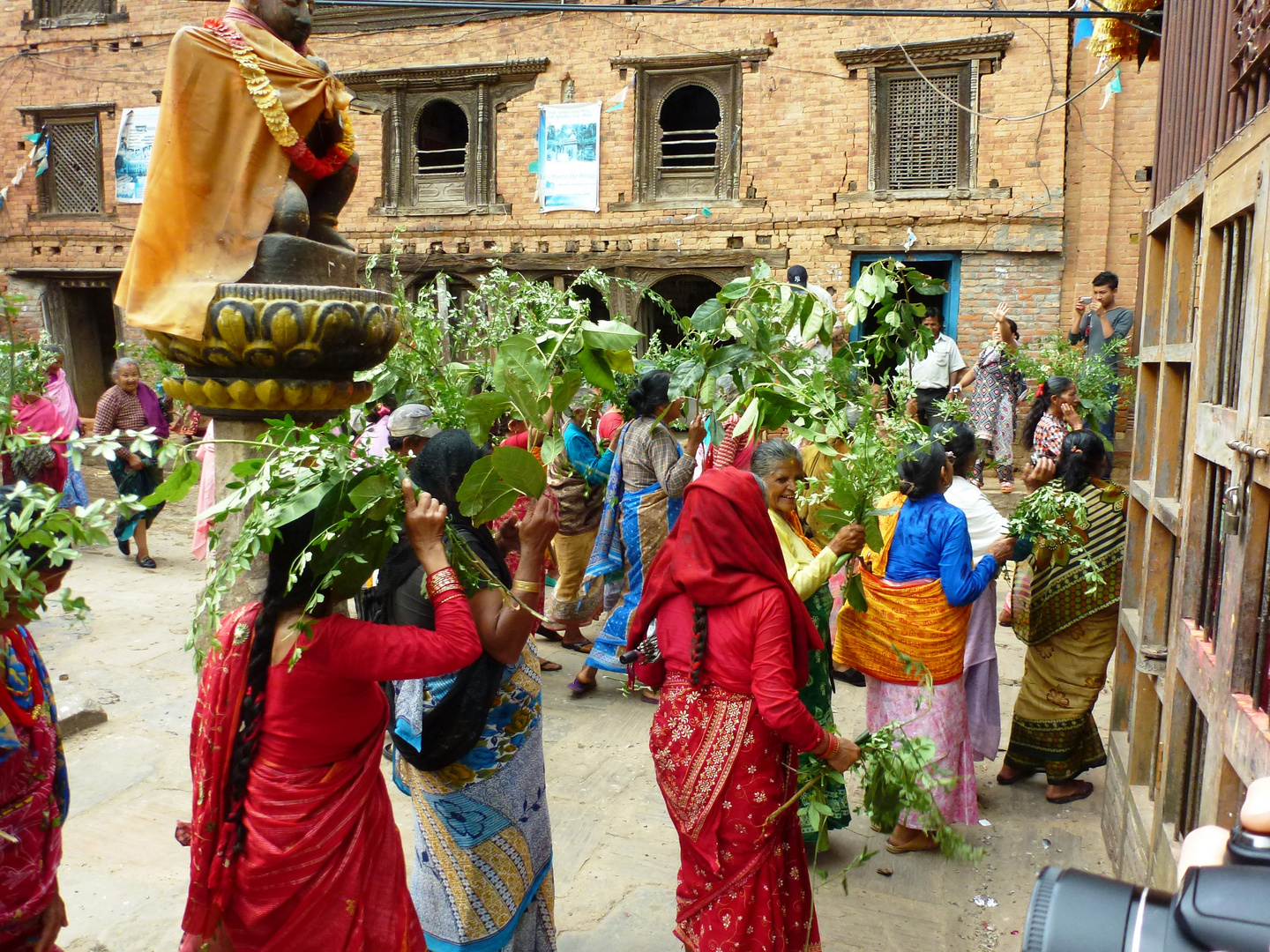 Wasserprozession in Dulikhel, Nepal