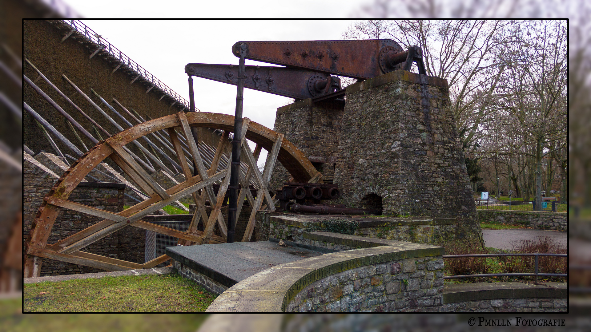 Wasserrad am Ludwigsbrunnen (Gradierbau III) - Bad Nauheim