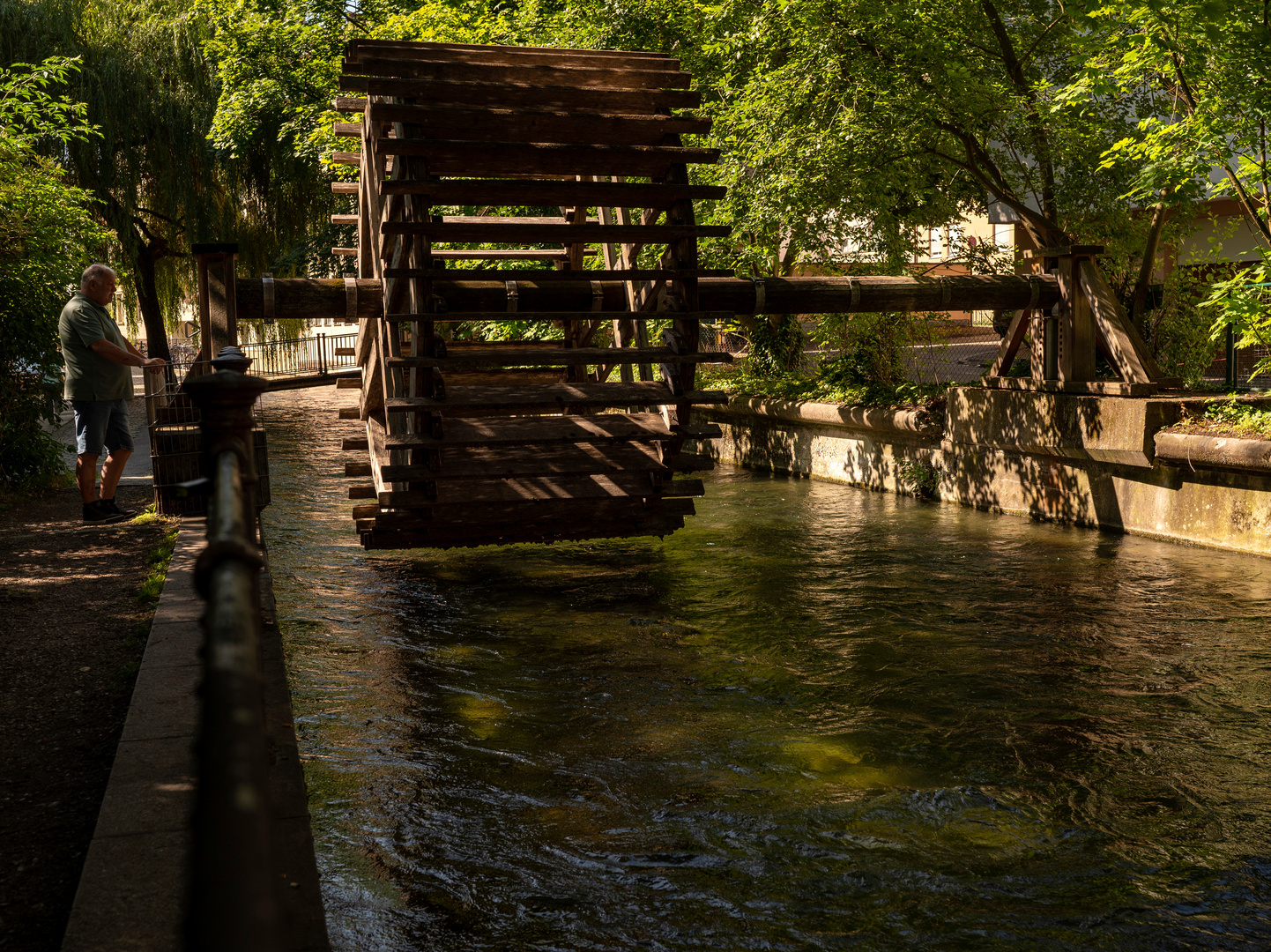 Wasserrad am Schwallech