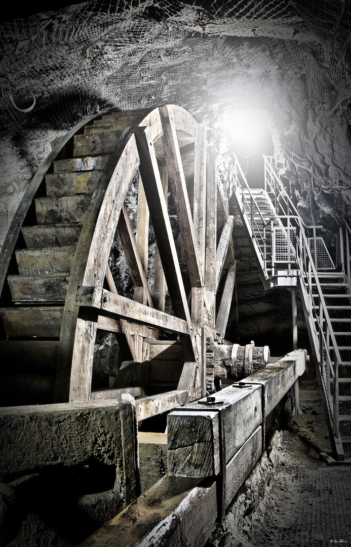 Wasserrad im Bergbaumuseum Rammelsberg UNESCO Weltkulturerbe