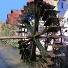 Wasserrad im Landgasthof Jossgrund in Jossa