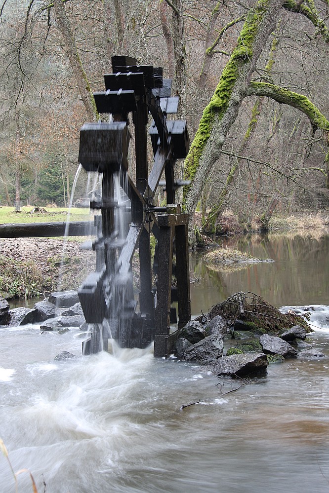 Wasserrad im Waldnaabtal