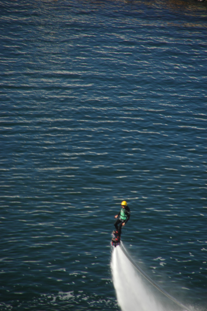 Wasserreiter im Oslofjord