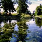 Wasserreservoir von Annevoie/Belgien