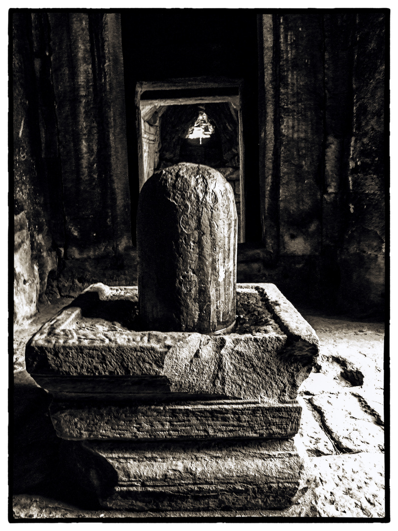 Wassersäule im Königs-Tempel von Angkor Wat