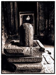 Wassersäule im Königs-Tempel von Angkor Wat