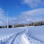 Wasserscheideweg in die weiße Weite  21.1.18