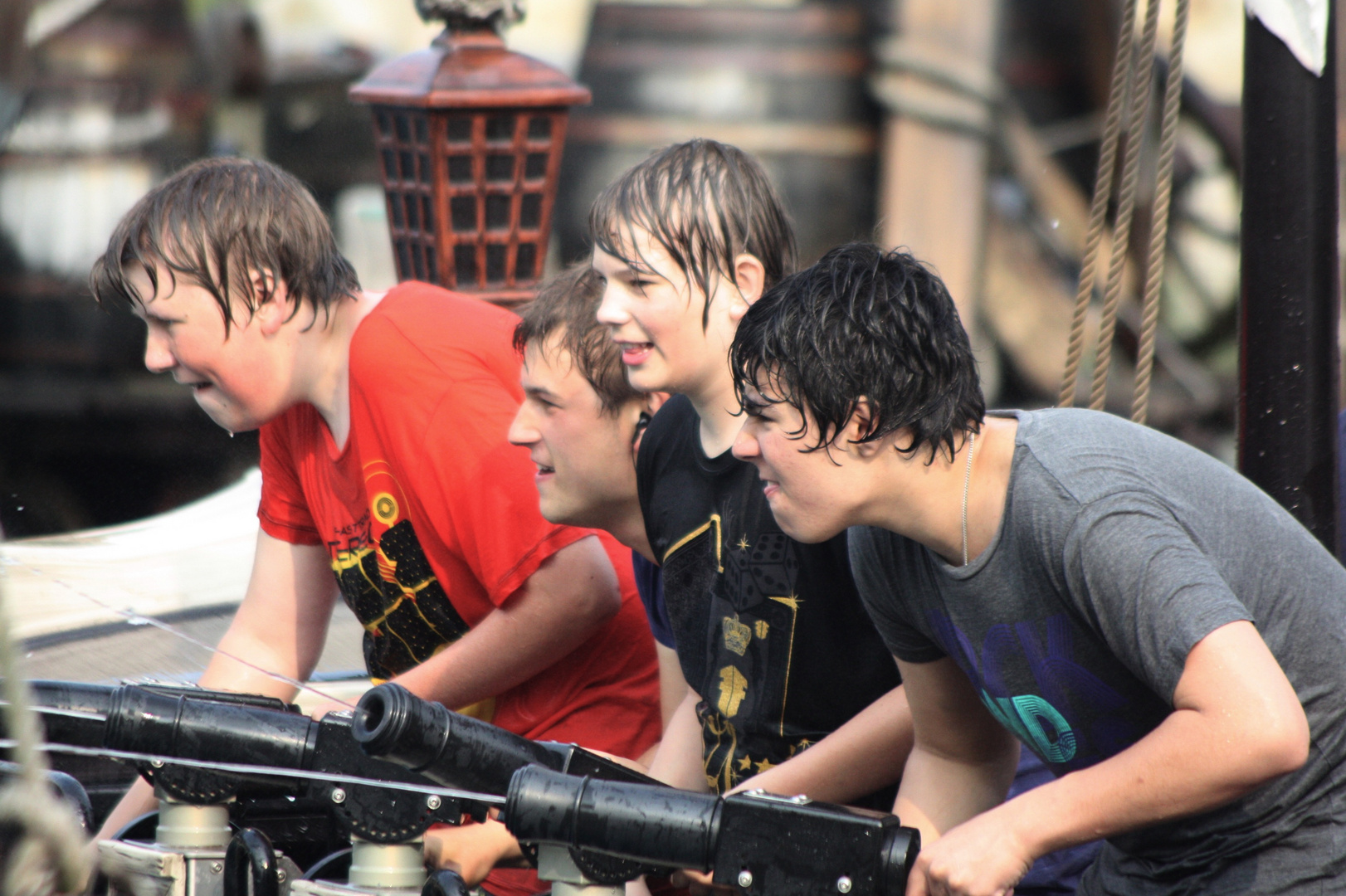 Wasserschlacht im Heidepark