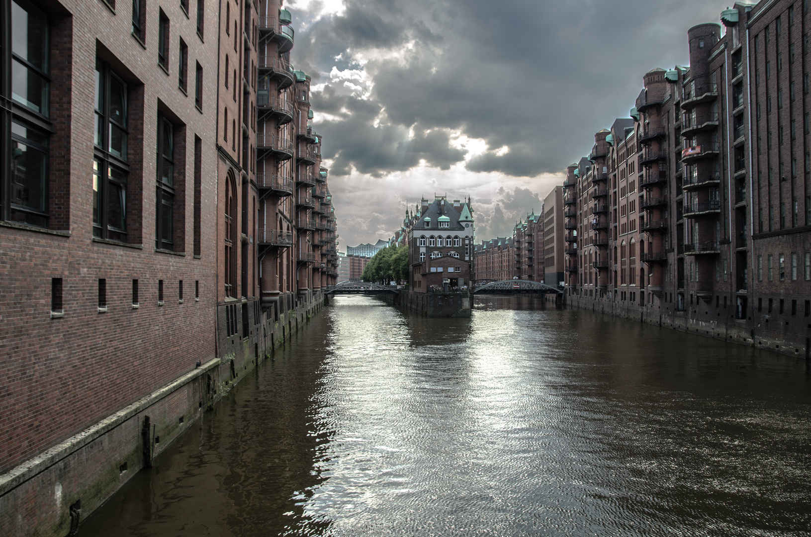 Wasserschlösschen in der Hamburger Speicherstadt