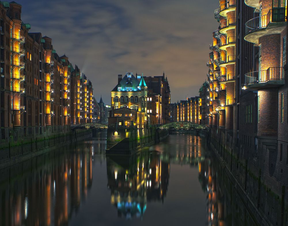 Wasserschlösschen in der Speicherstadt