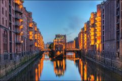 Wasserschloss am Abend