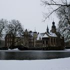 Wasserschloss Darfeld bei Schnee