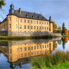 Wasserschloss Dyk im Herbstlicht