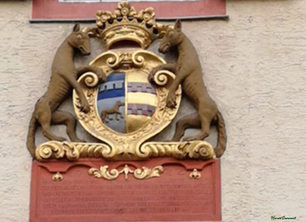 Wasserschloss Flehingen - oder Schloss Flehingen-Heraldik