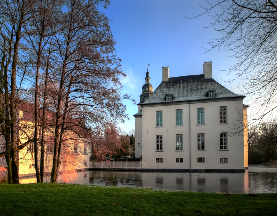 Wasserschloss Gartrop zwischen Hünxe und Schermbeck (NRW).