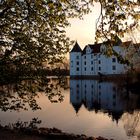 Wasserschloss Glücksburg im Abendlicht