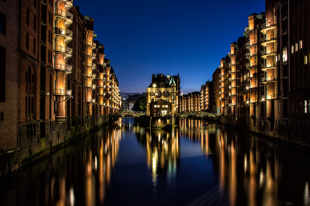 Wasserschloß - Hamburg, Speicherstadt